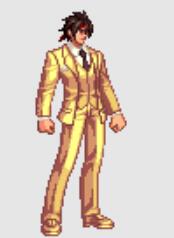 《地下城与勇士:起源》格斗家(男)西装节特别金色装扮图