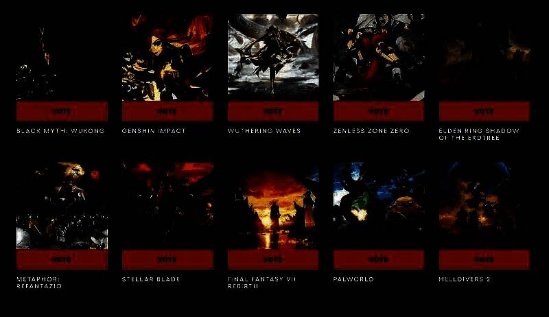 TGA玩家之声第二轮投票相关图片