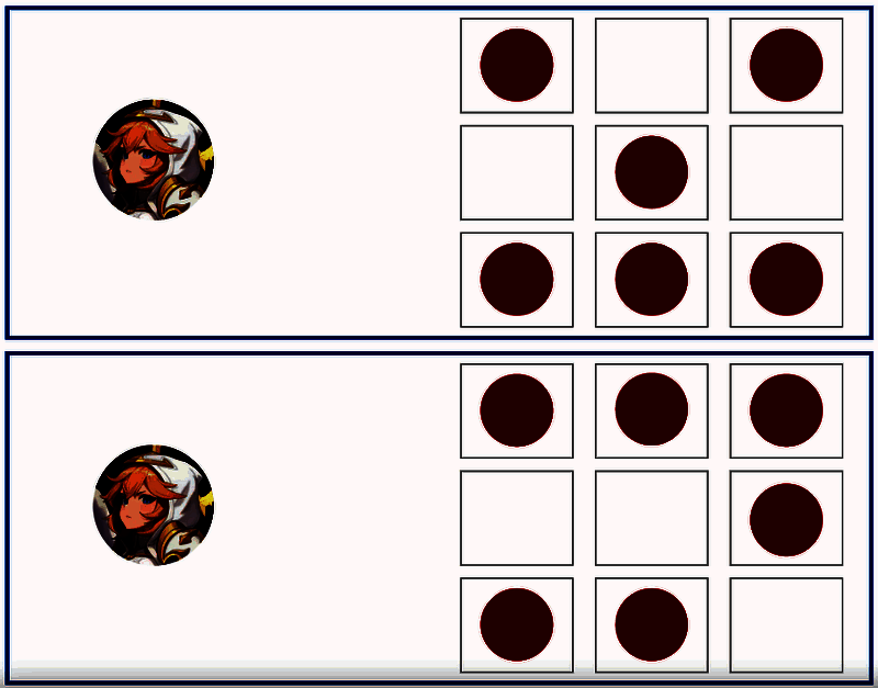 加百列难受的敌方阵型图
