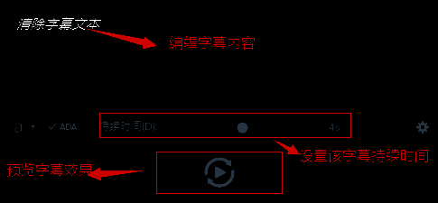Camtasia Studio字幕编辑器界面图