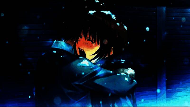 和泉千晶与春希在雪夜的画面2