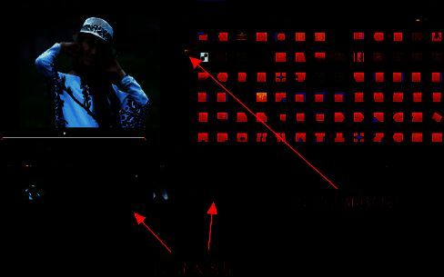 点击转场图标的操作界面