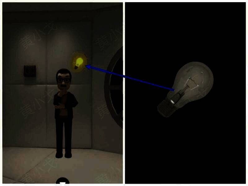 苹果掉落拾取灯泡