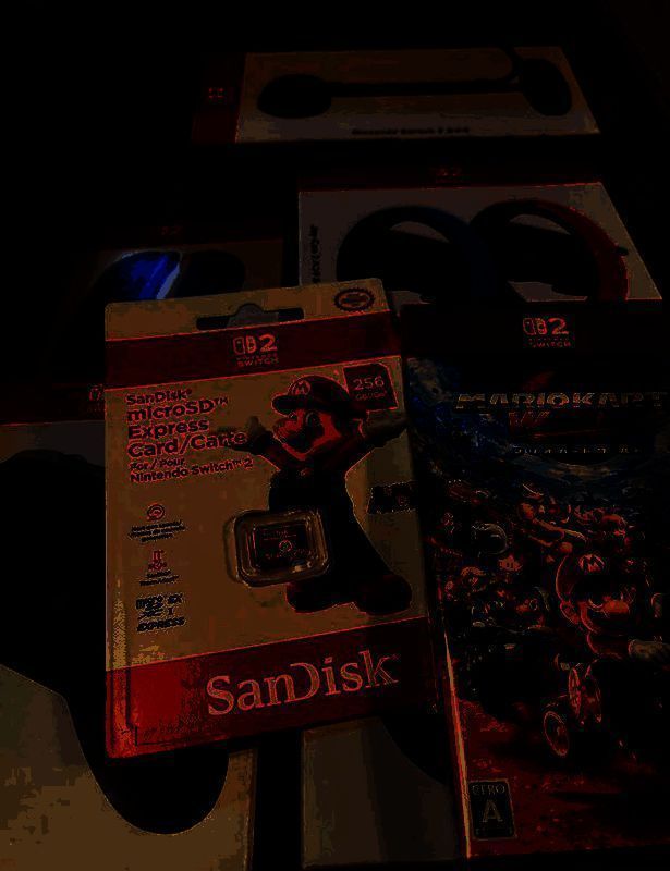 日本玩家老妈购买的Switch 2周边相关场景图片