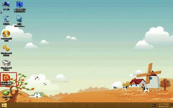 磁盘分区操作界面1