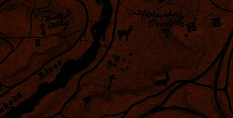 第一个含金条位置的地图图片