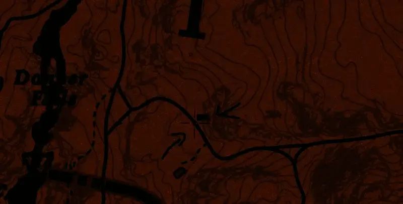 到达具体位置的地图图片