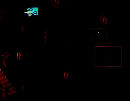 最右侧柱子上的五色灵石位置图