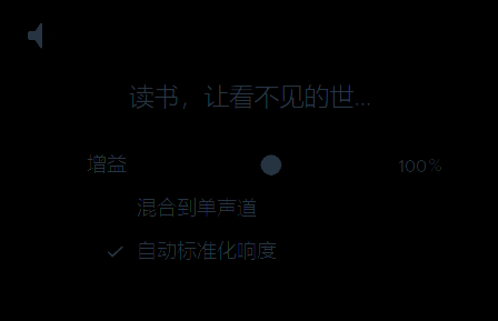 Camtasia音量调整界面图