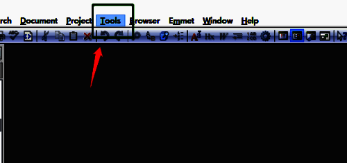 EditPlus点击Tools选项的界面图