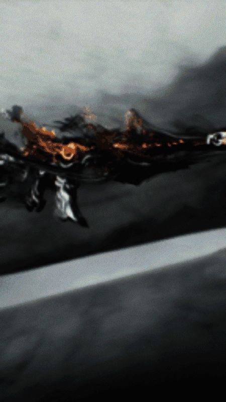 王嘉尔与水墨神龙融合动态图1