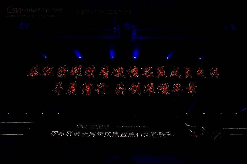 尹金涛先生为荣耀颁发入会证书