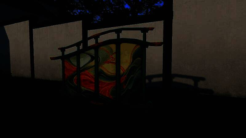 山海绘梦屏风效果展示