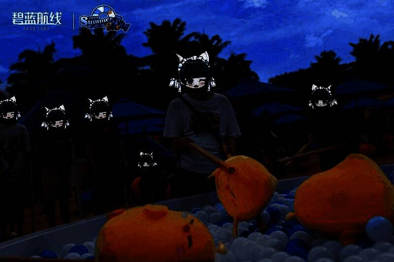 活动现场主题活动区域场景