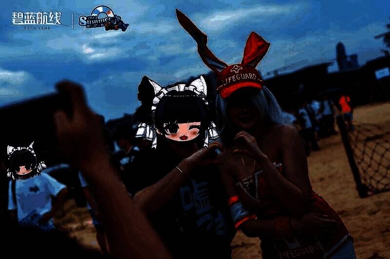 指挥官与港区少女coser合影