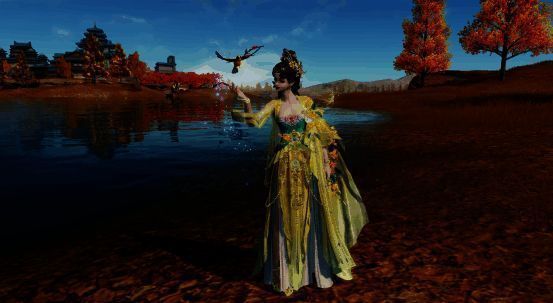 缡风·坠秋月肩饰展示