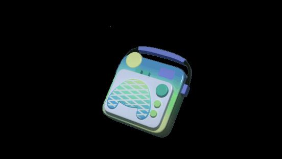 蛋仔派对兔露露与随身音响图