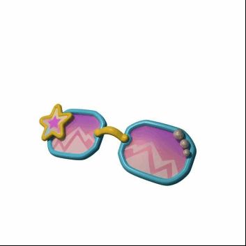 蛋仔派对兔露露戴墨镜图