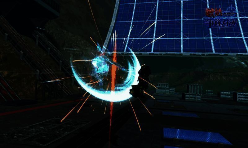 异端敢达金色机 天哈娜必杀技画面