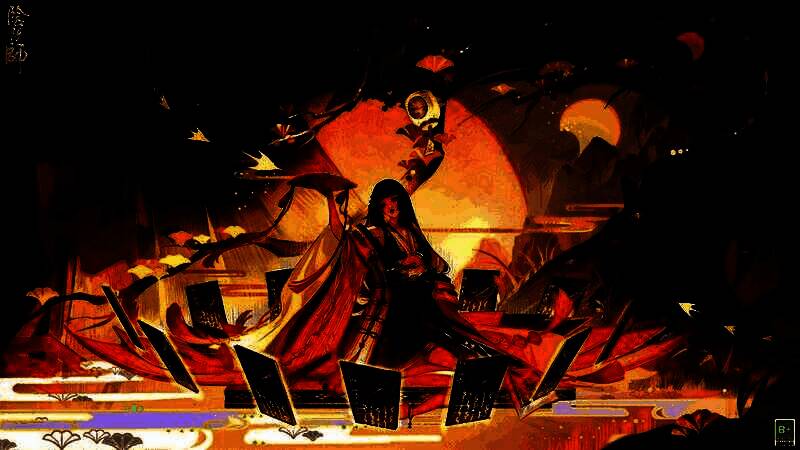 专属插画【秋夜吟思】展示图