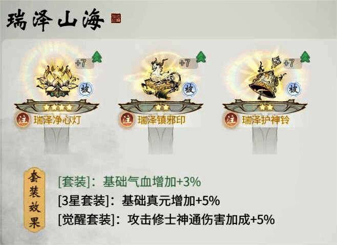 瑞泽山海古宝套装展示图