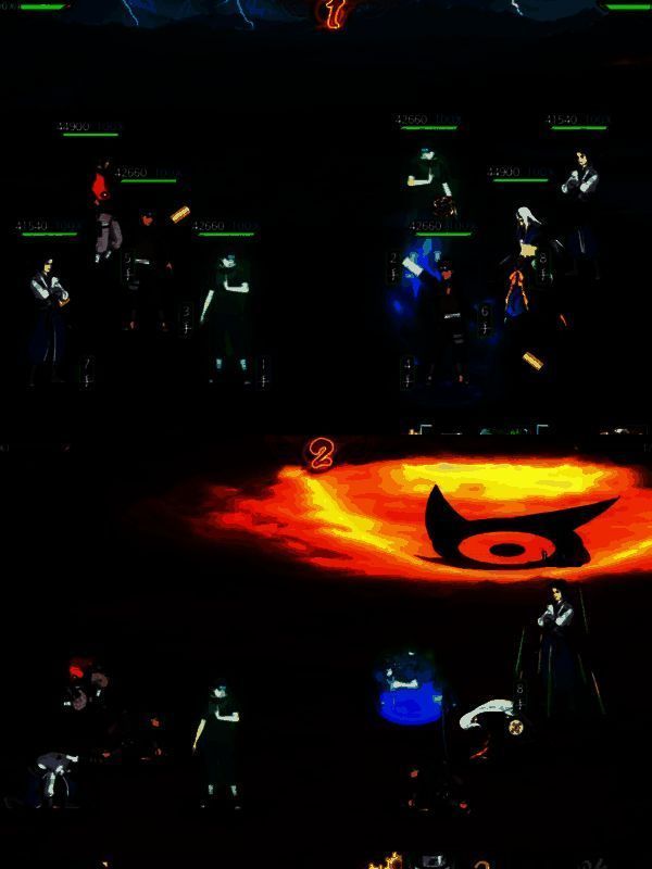 竞技场实战截图,展示猿飞日斩在战斗中的关键操作