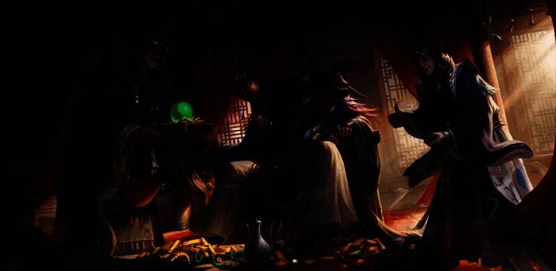 段珪、韩悝、孙璋皮肤展示,姿态各异,气场十足