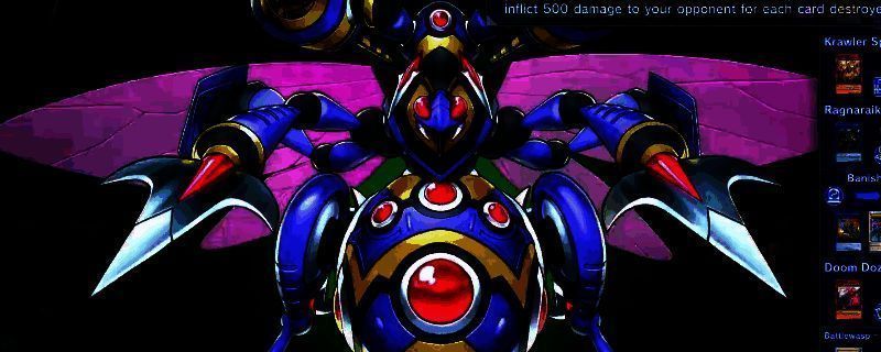 游戏王MD昆虫均卡组对战画面,展示蜂军与红莲共鸣者协同作战的场面