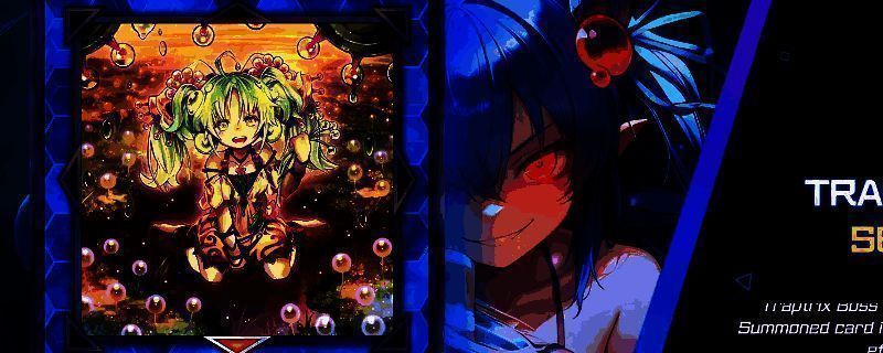 游戏王MD中祸蕾虫惑魔卡组的对战截图,展示了卡组核心卡片与场上布局