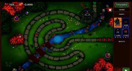 肉鸽传奇模式地图界面,展示多个互动地块与挑战点