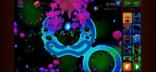 魔法林地地图全景展示,森林与魔法元素交织