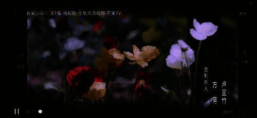 全屏播放界面右下角按钮特写,展示切换横竖屏的操作提示