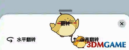 Canva可画翻转功能界面展示，清晰显示水平与垂直翻转选项