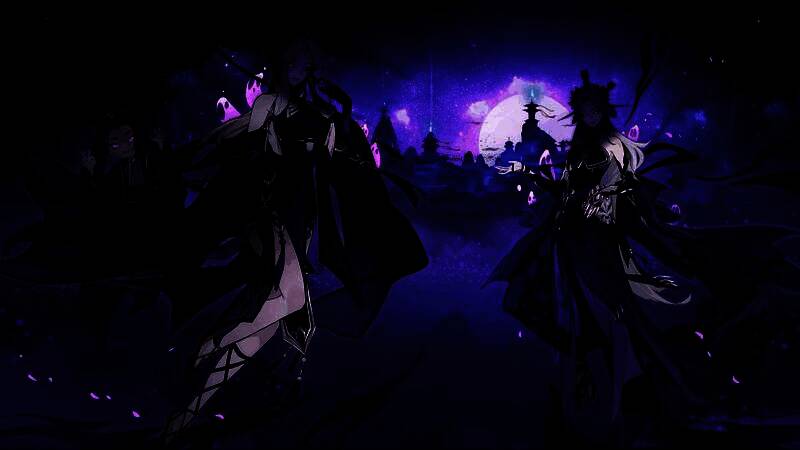 玩家在灵界地图中与魔物激烈战斗的截图,剑光与魔气交织