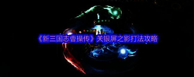 《新三国志曹操传》关银屏之影战斗场景，角色手持长枪，气势逼人