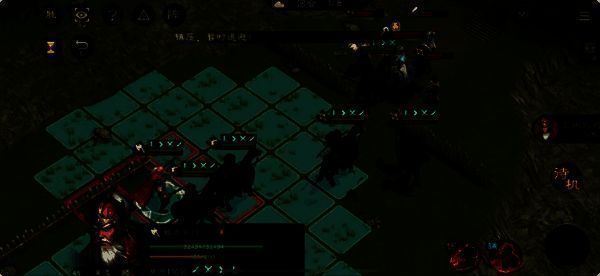 《新三国志曹操传》荀攸之影战斗画面，夏侯渊与黄忠合力击杀弓箭手