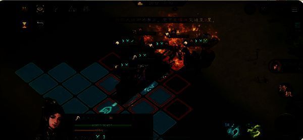 黄盖之影战斗场景,油桶爆炸特效与角色围攻画面