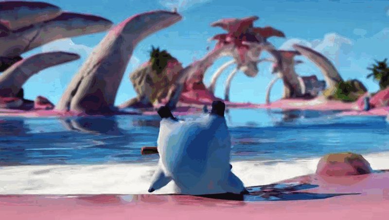 《伊莫》地图探索界面，角色正在开启隐藏宝箱