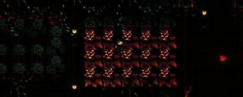 游戏画面展示魔物娘战斗场景，角色与Boss激烈对峙