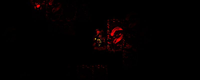 地心归途游戏内场景展示，角色在地下洞穴中探索前行，周围是复杂的岩层结构