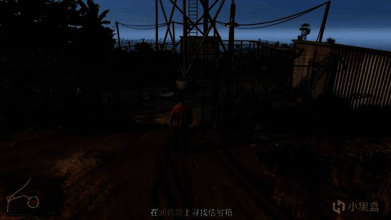 GTAOL佩里科夫岛潜水路线图,红框为上岸点