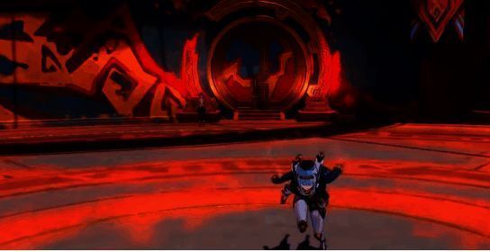 伊涅芙释放元素战技,形成光流屏障保护队友