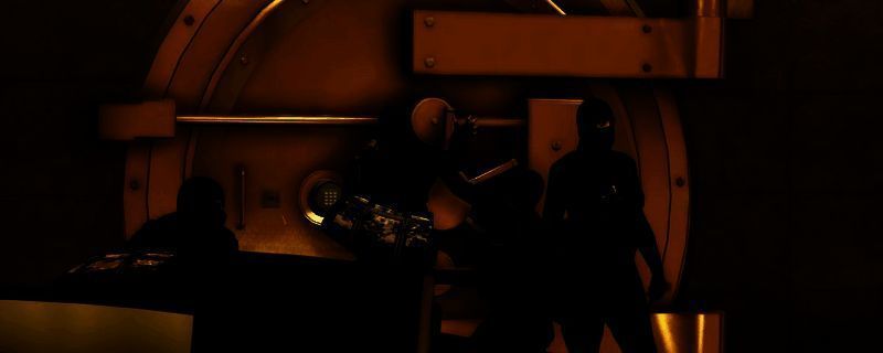 GTAOL游戏中DC劫案关卡界面，显示复杂的指纹锁解谜画面