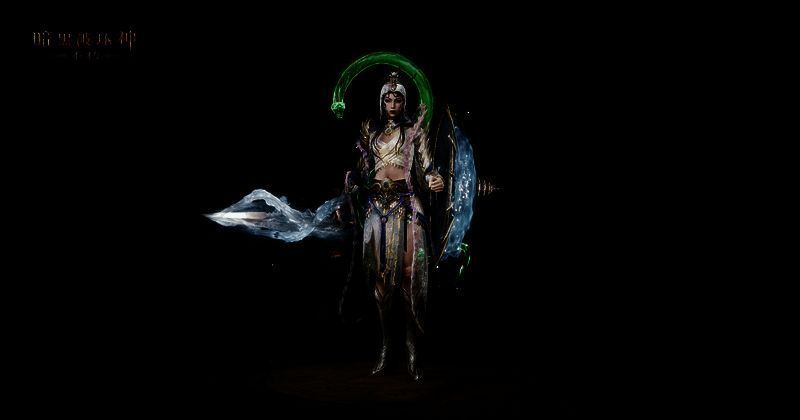 《暗黑破坏神：不朽》水云赋男款时装展示，华冠重甲，威风凛凛