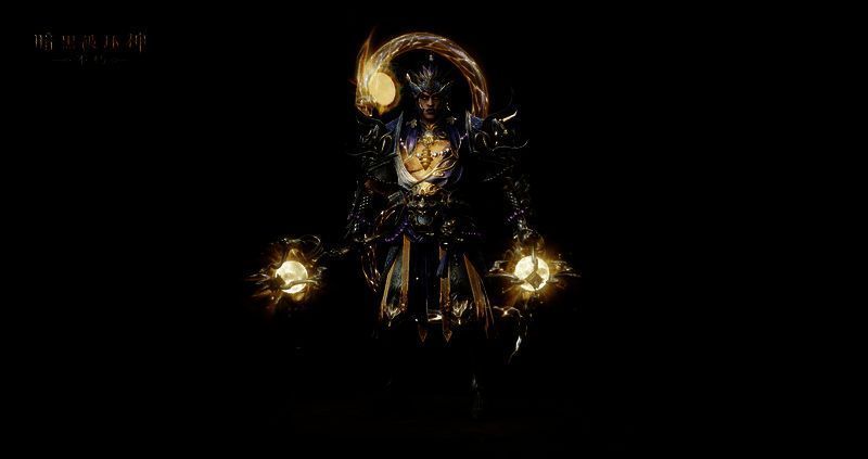 《暗黑破坏神：不朽》水云赋时装战斗特效展示，衣带飞扬，光芒四射