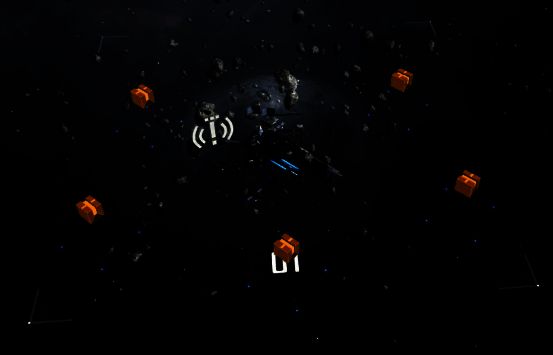 无人机表演场景,基地上空有炫目灯光特效