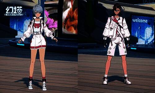 春节时装展示,角色身着传统节日服饰