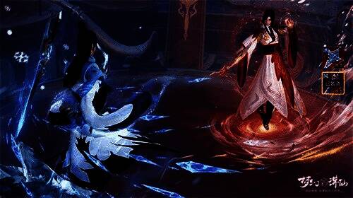 赛季神器九寒凝冰刺与蚩尤刀展示,冰风特效环绕,霸气侧漏