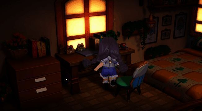 玩家家园岛布置完成效果,整体布局和谐美观