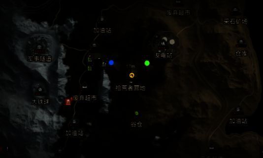 拾荒者营地的停机坪,多架飞机整齐排列,背景为营地建筑